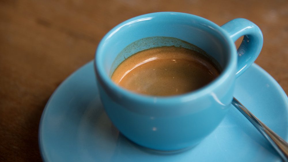 A cup of espresso