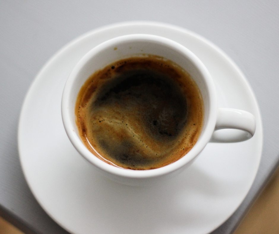 A cup of Americano coffee
