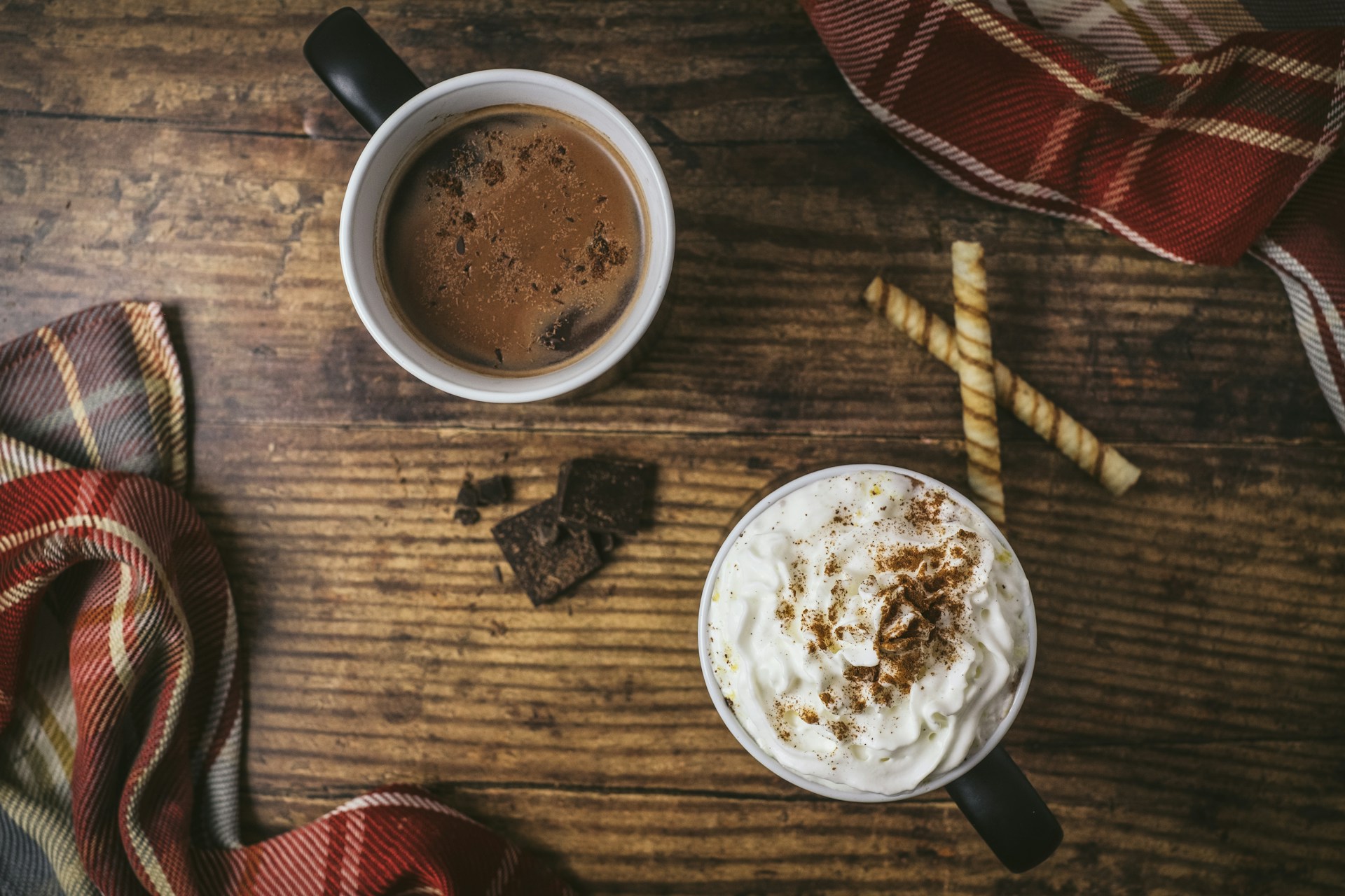 Festive hot chocolate drniks